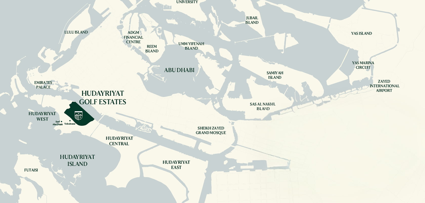 Hudayriyat ISLAND Location